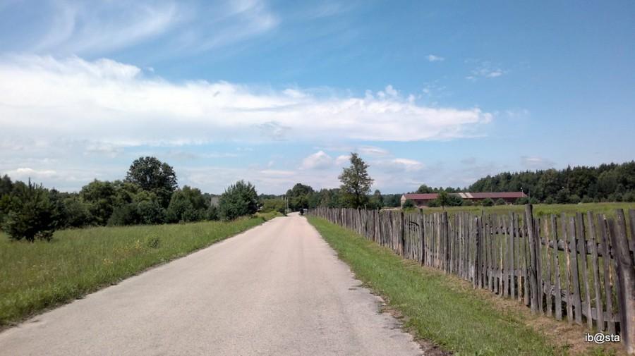 Miłe 'mokrego' początki ;) droga do Kuźnicy Masłońskiej