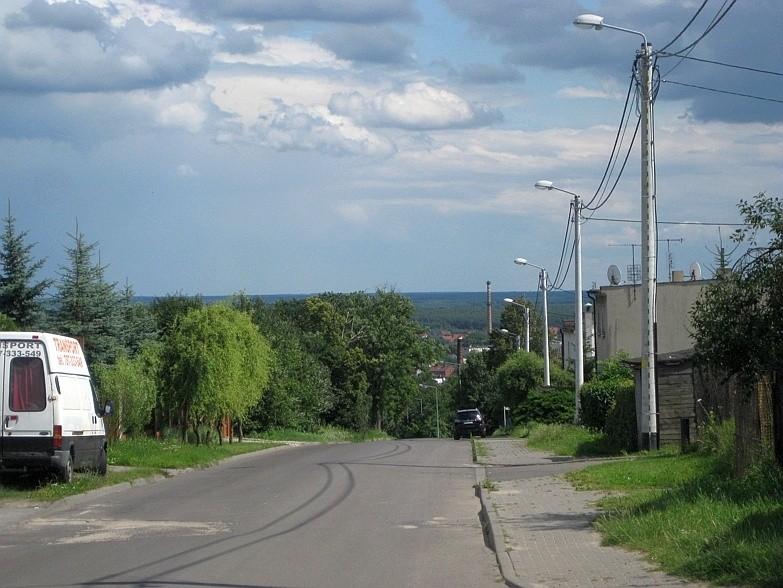 Mosina - podjazd do punktu widokowego
