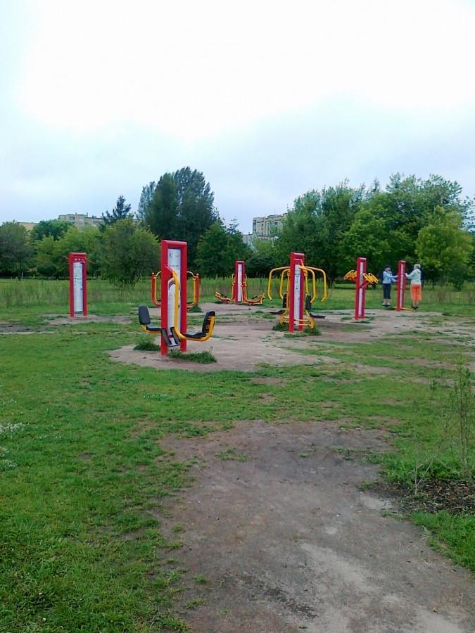 Siłownia w parku na Jelonkach