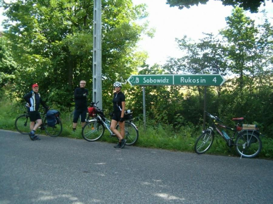 Wycieczka rowerowa z Tczewa do Przywidza-Wspólne foto.