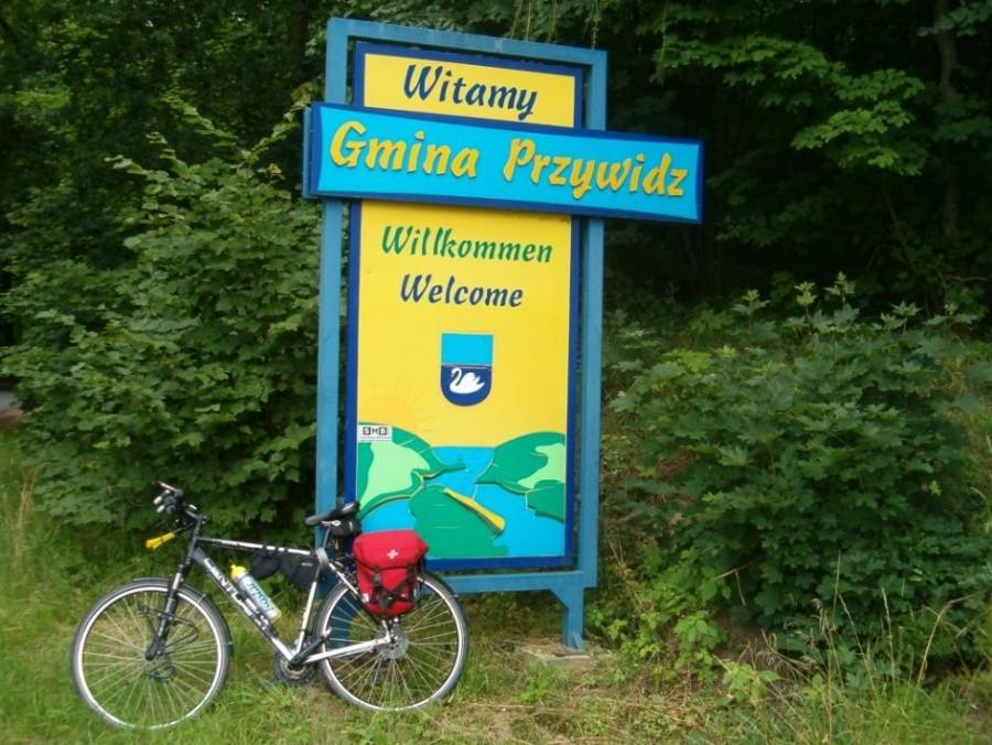 Wycieczka rowerowa z Tczewa do Przywidza. Gmina Przywidz-Witamy
