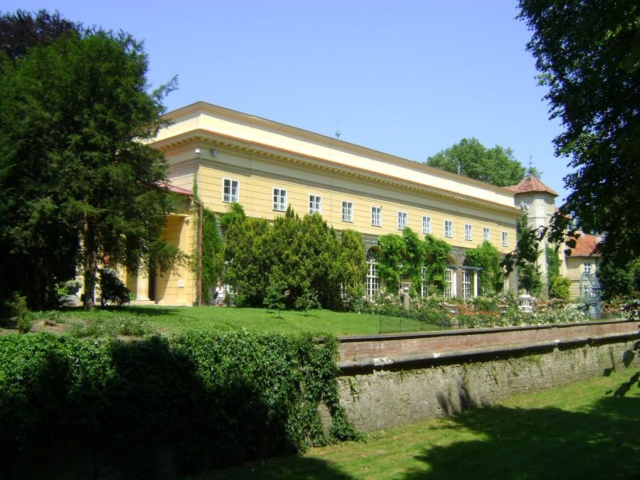 W łańcuckim parku