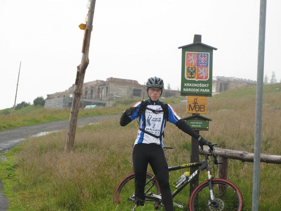 na szczycie Petrovk a ( 1262 m n.p.m.)