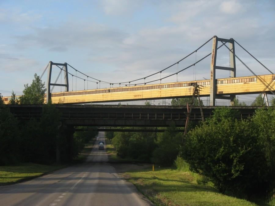 Oświetlony taśmociąg