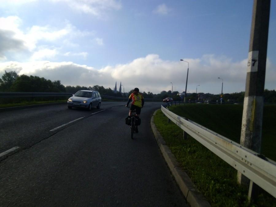 Przypadkiem spotkana bikerka :)