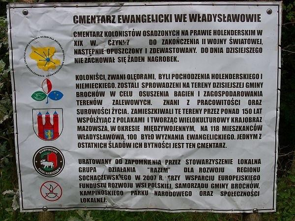 Tablica informacyjna - strasznie pogięta, pewnie komuś się nie spodobała
