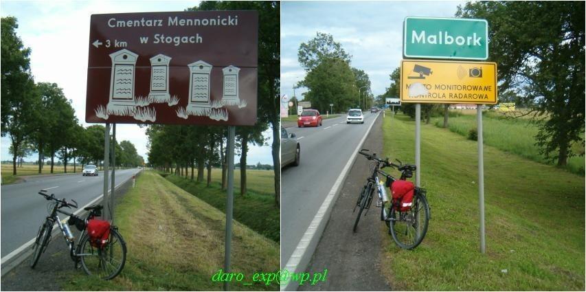 Rowerówka z Tczewa do Malborka. W drodze do Malborka.