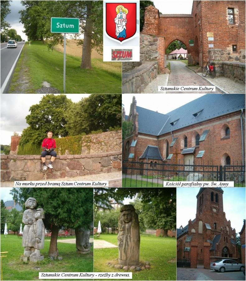 Rowerówka z Malborka do Sztumu. Foto składanka z pobytu w mieście.