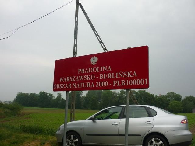 A więc jechałem przez słynną Pradolinę:)
