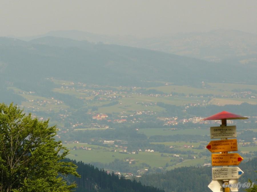 Widok na przygraniczne wioski :)