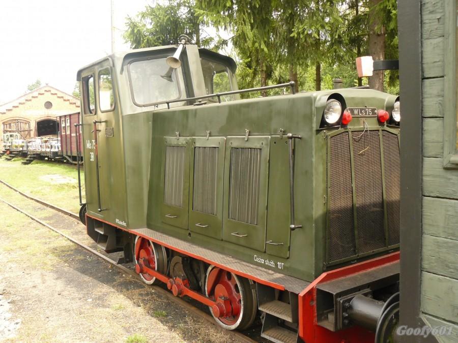 Odrestaurowana WLs 75 - Skansen kolejowy w Rudach
