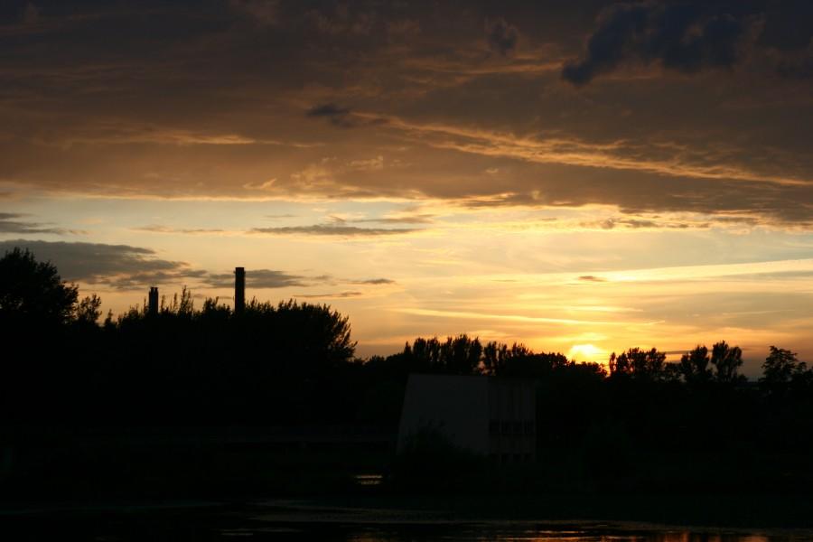Zachód nad Lisią Górą