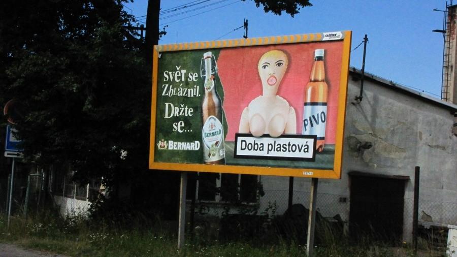 Reklama czeskiego piwa