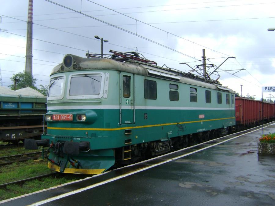 Lokomotywa 181-031 DB Schenker na stacji Tomaszów Maz