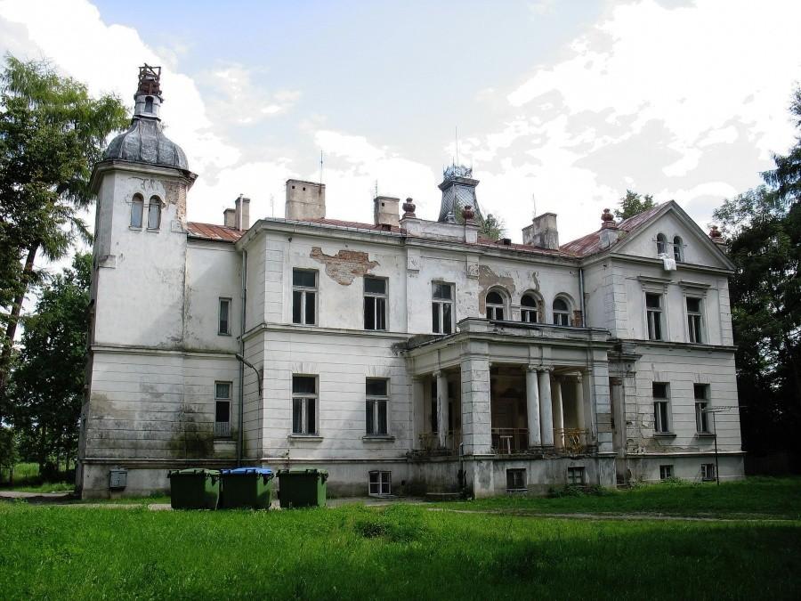 Wola Boglewska - pałac, widok od strony parku