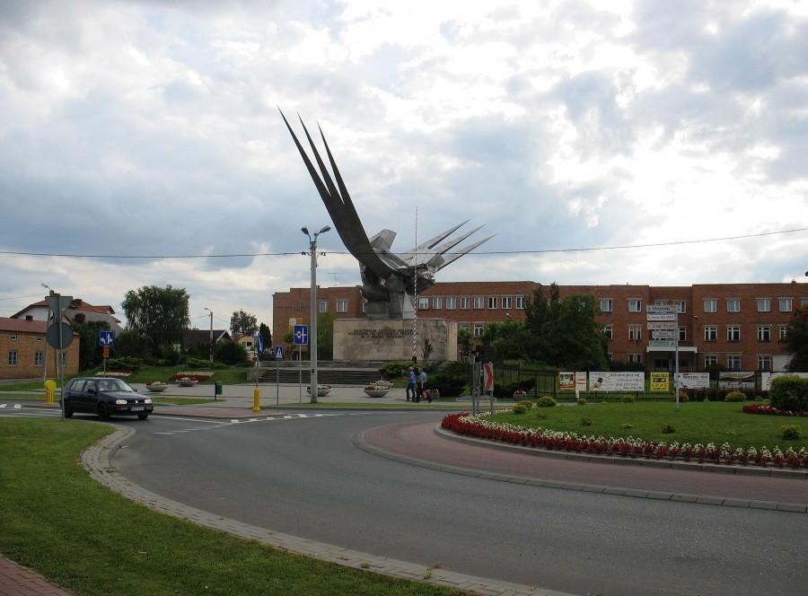 Warka - pomnik lLotników II wojny światowej