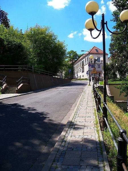 Podjazd ul. Oboźną, wbrew pozorom można się trochę zmęczyć :)