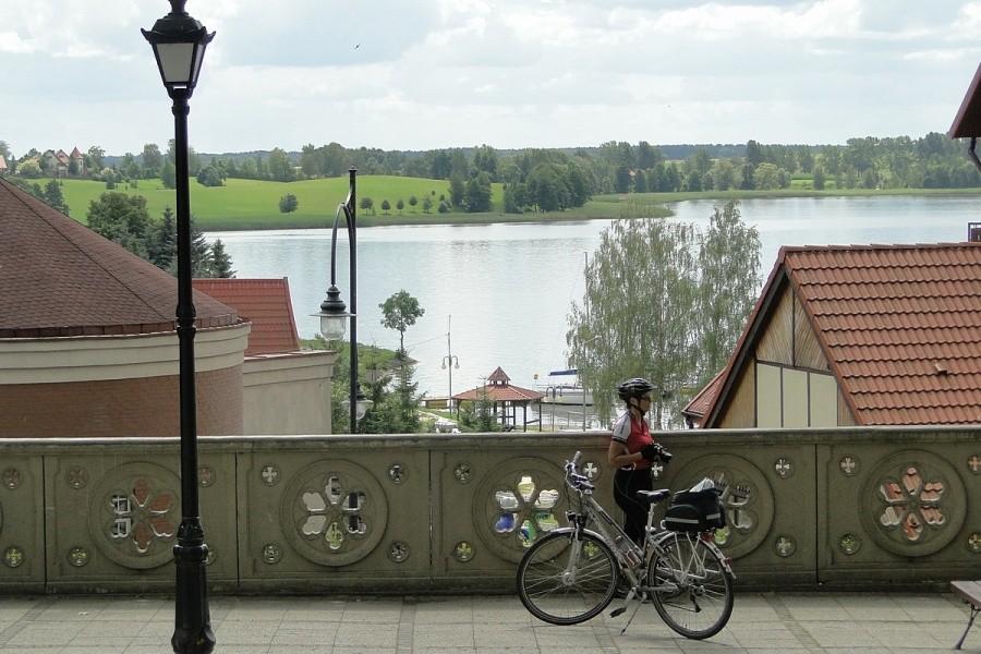 Widok z zamku na jezioro