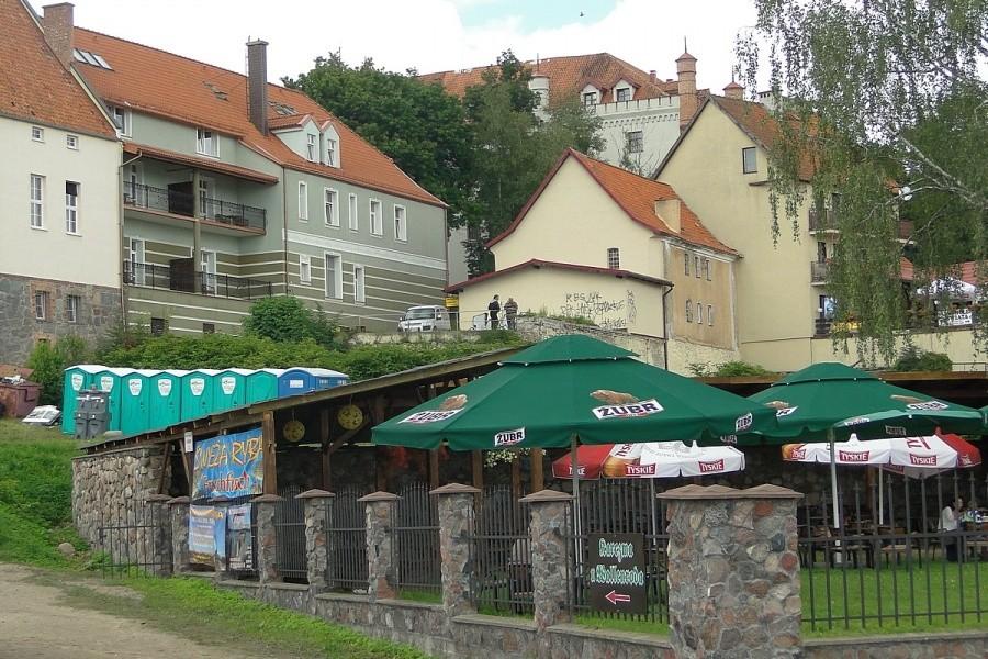 Widok na zamek z portu
