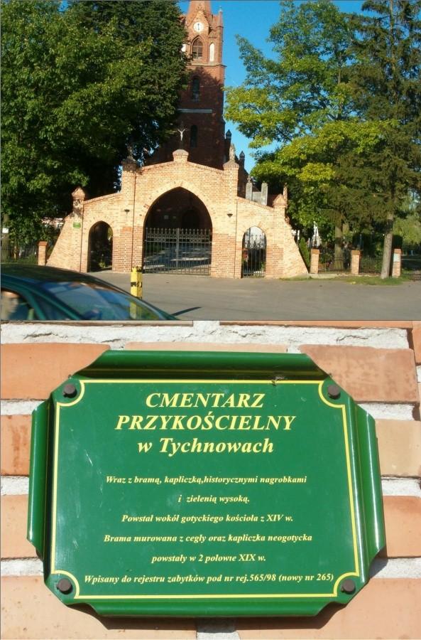 Kościół w Tychonowach z XIV w. W drodze do Kwidzyna.