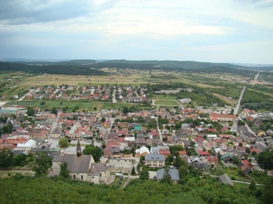 Chęciny. Widok z Góry Zamkowej