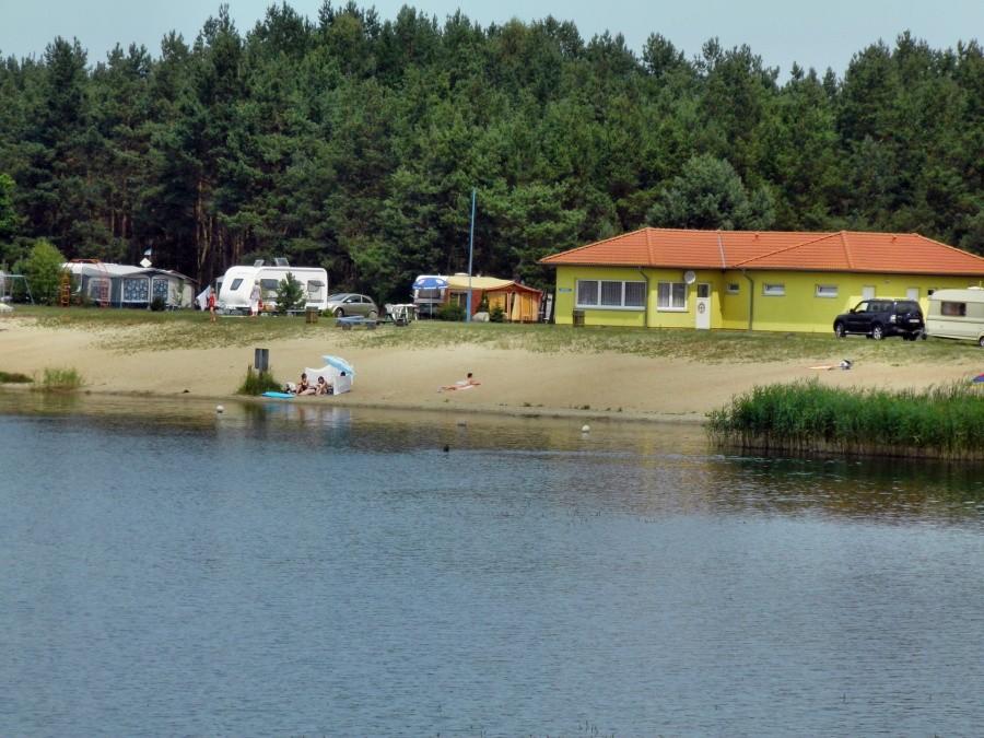 Kiesee pod Krugsdorf - na tej plaży tloku nie ma.