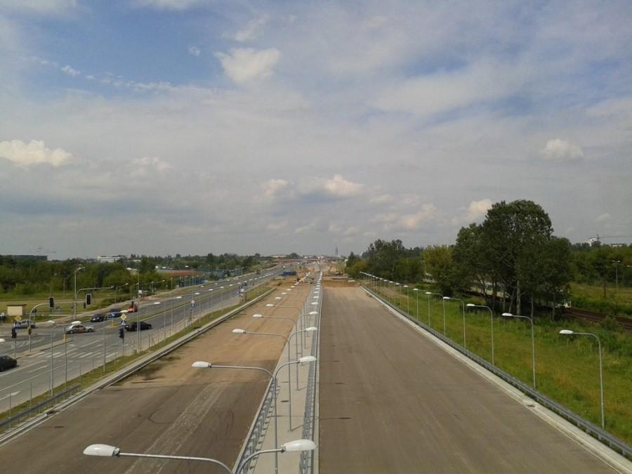 Widok na budowę S-2