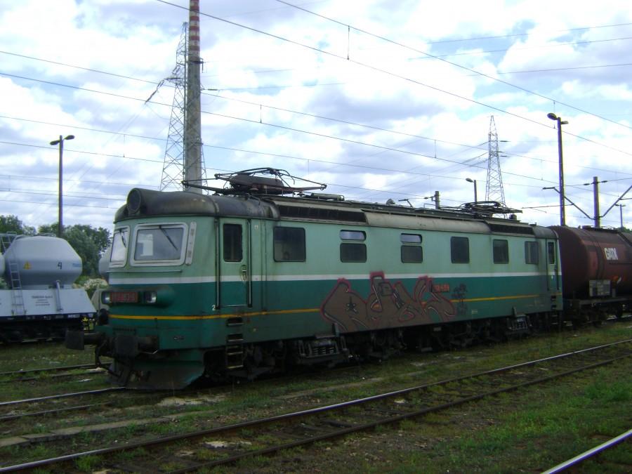 Lokomotywa 182-163 CTL Logistic na stacji Tomaszów Maz