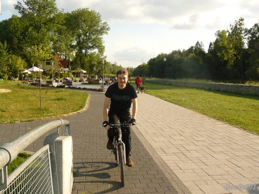 Ścieżki rowerowe na jazie w Węgierskiej Górce.