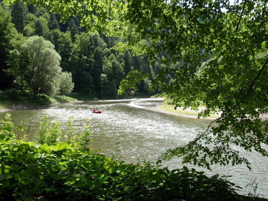 Ponton na Dunajcu