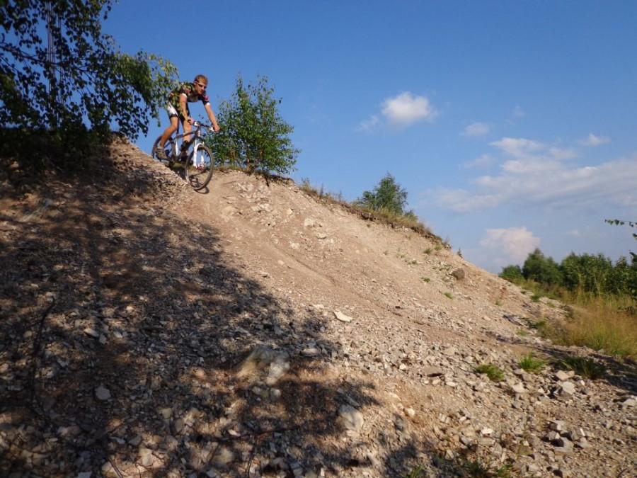 downhill