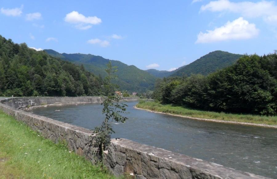 Dunajec, koło drogi do Tylmanowej