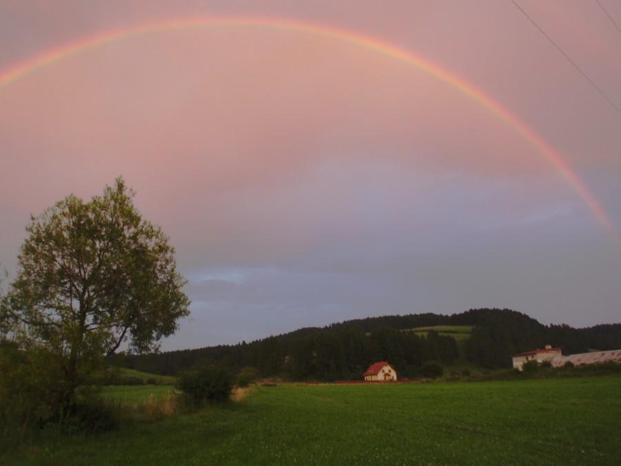 Znów tęczapod koniec dnia
