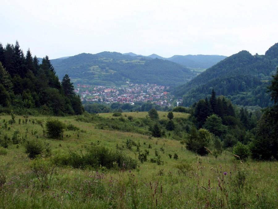 Punkt widokowy w drodze na Sokolicę