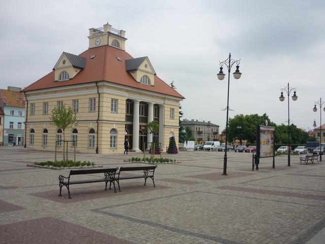 Ratusz na rynku w Łęczycy