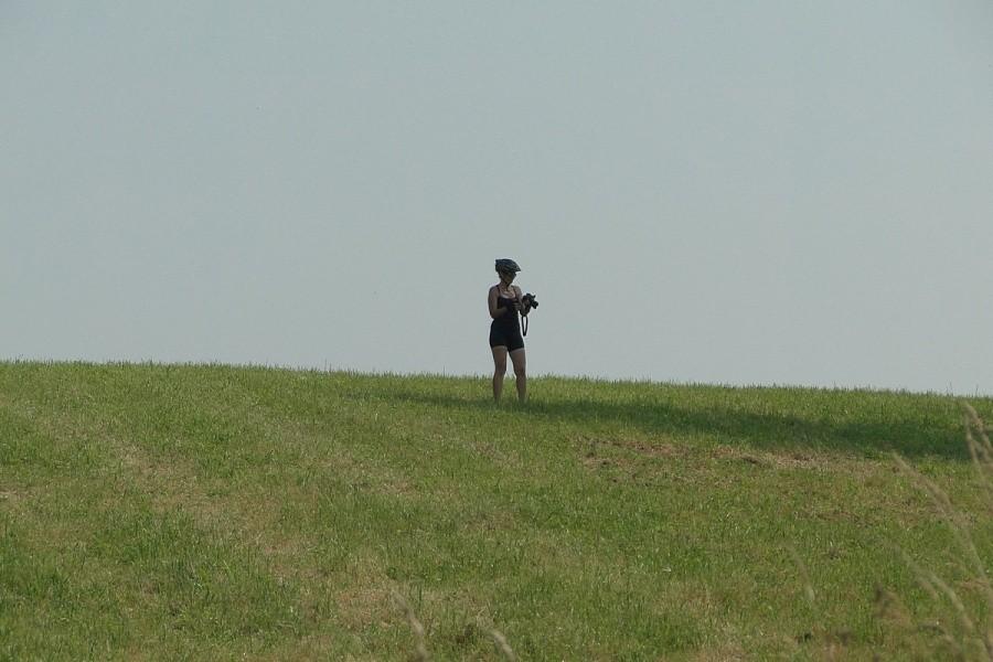 Ela na stanowisku fotoreportrskim