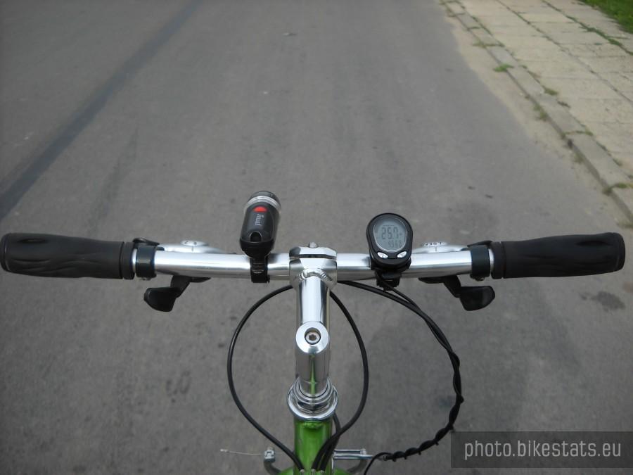 widok rowerzysty