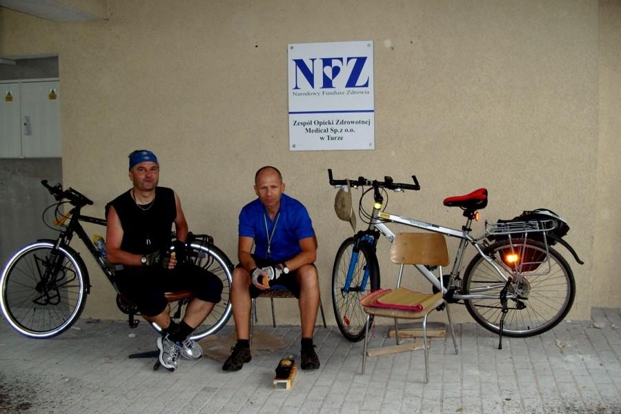 Schronienie przed deszczem w Turzu