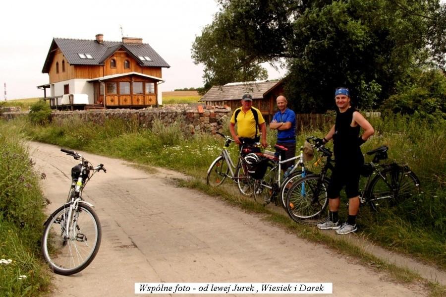 Rowerówka z Tczewa do Boroszewa-Wspólne foto rowerzystów