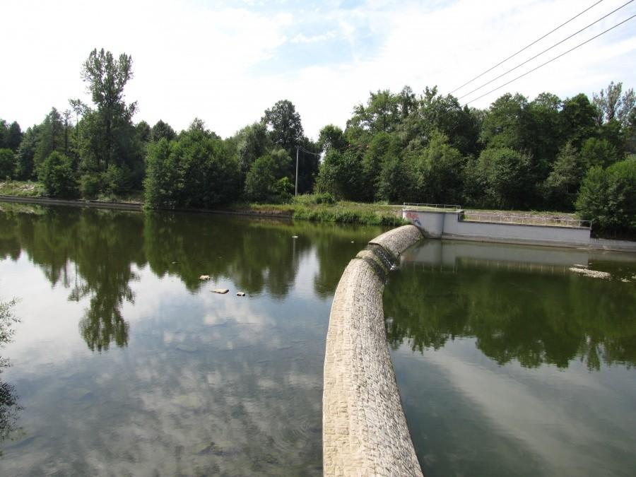 Wisła w okolicy Skoczowa