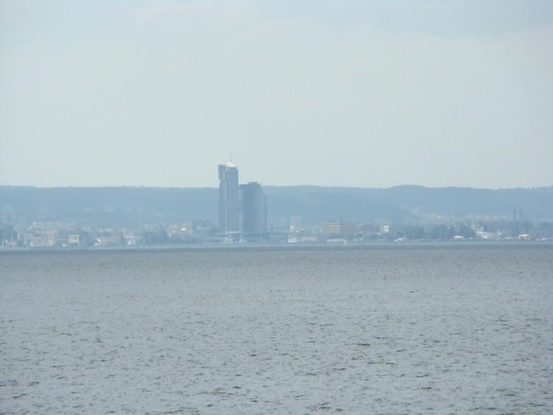 Gdynia w oddali