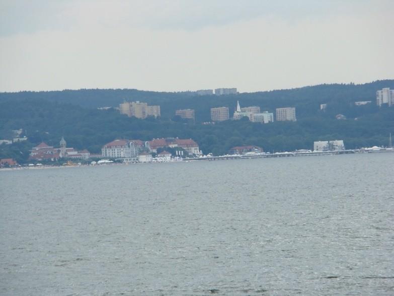 Sopot także można było dostrzec
