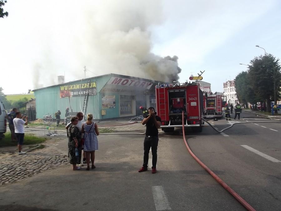 POŻAR NA SOPOCKIEJ