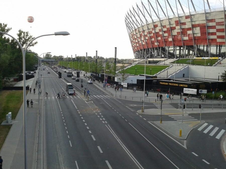 Stadion Narodowy 3 godziny przed koncerem Madonny
