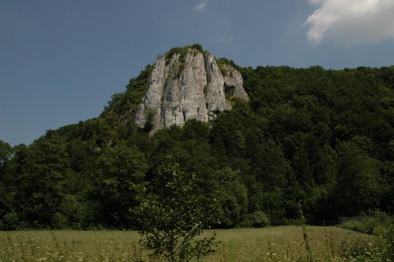 Skałki na jurze KC w pobliżu Zabierzowa