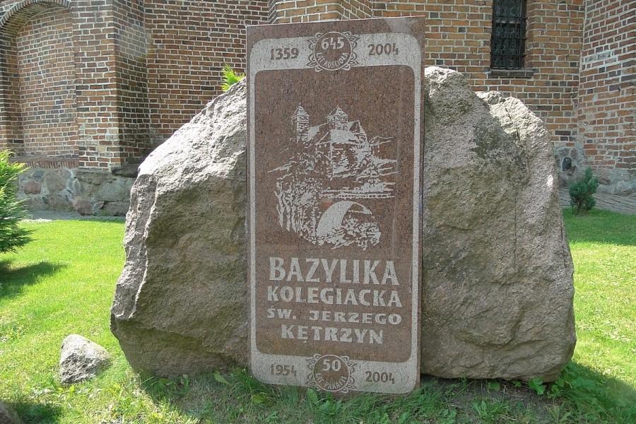Bazylika w Kętrzynie, pierwsza krzyżacka budowla na szlaku