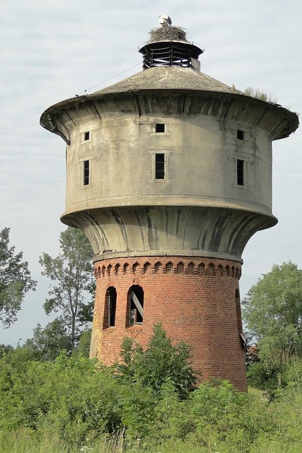 Stara wieża ciśnień w Węgorzewie