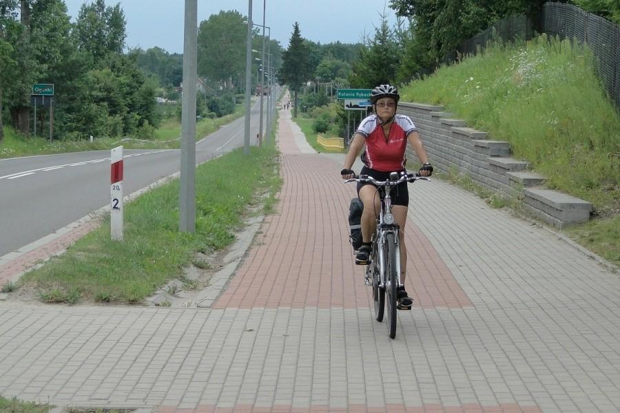 Fajnie się jedzie taką ścieżką