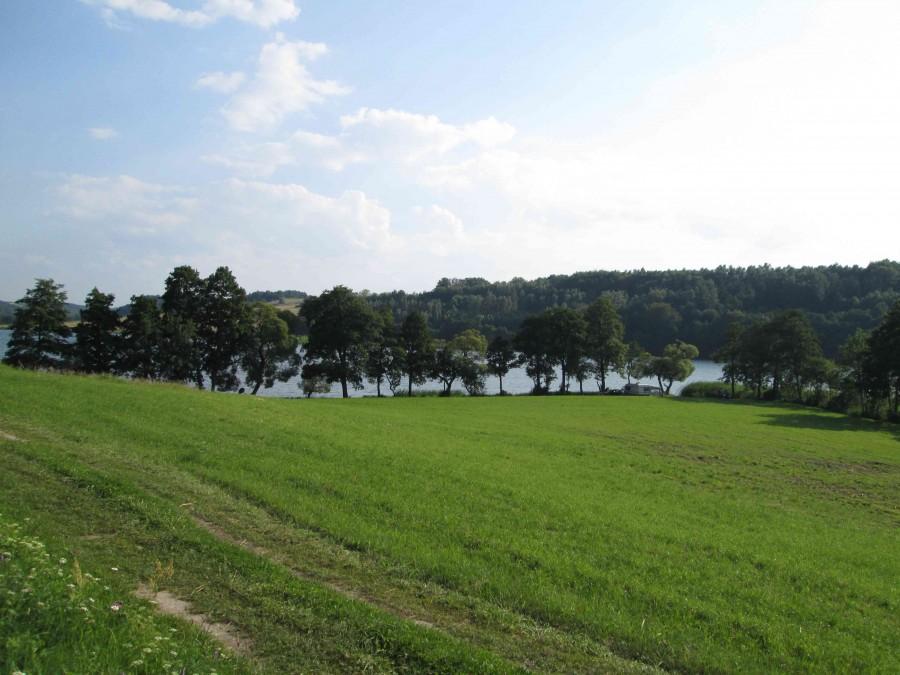 Jezioro Małe Brodno okolice wsi Zawory