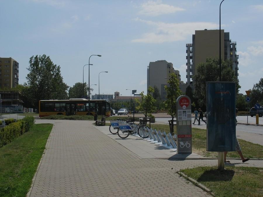 Ursynów - Veturilo na ul. Dereniowej